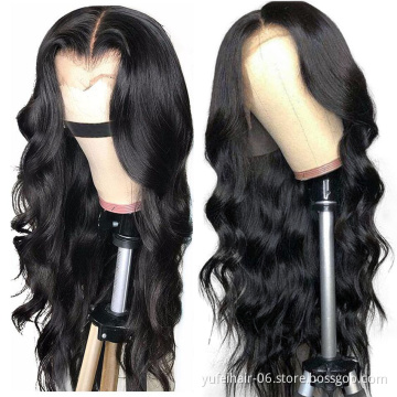Fast Shipping 180% Density 4x4 Lace Closure Wig Virgin Brazilian Human Hair Wig Straight Curly Wigs For Black Women